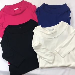 NWOT Kim Rogers Knit Tops size L